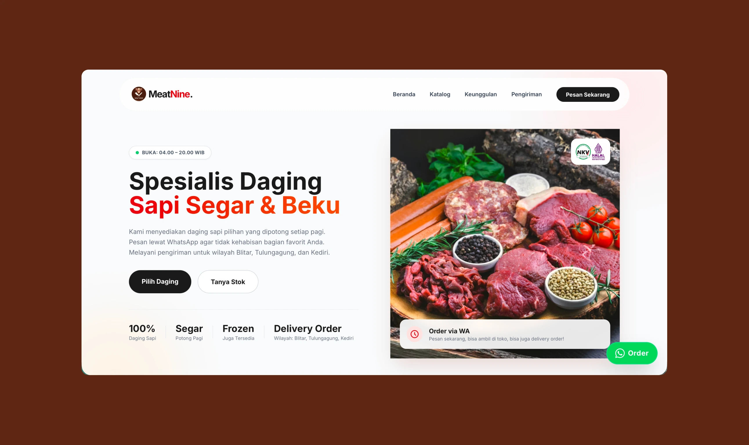 Toko Daging Meat Nine Project